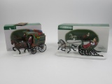 Department 56 Christmas Village Accessory Lot of (2)