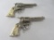 Vintage Hubley Texan & Texan Jr Cap Gun Lot of (2)