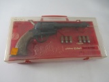 1960's Johnny Eagle Red River Cap Gun + Case