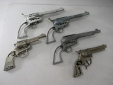 Vintage Cap Guns W/ No Grips Lot of (5)