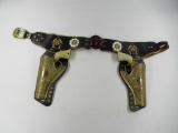 1950's Gold Hubley Texas Cap Gun & Holster (2)