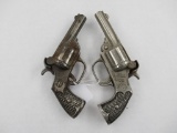 1920s Kenton Bull Dog Toy Cap Gun Lot of (2)