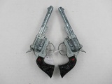 Vintage Hubley Sure-Shot Toy Cap Gun Lot of (2)