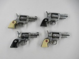 1950's Nichols Paint + Pinto Cap Guns (4)