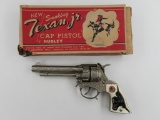 1950s Hubley Texan Jr. Toy Cap Gun W/ Box