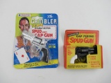 Lone Star Gambler Spud Guns Toy Cap Gun Lot of (2)