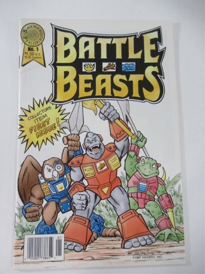 Battle Beasts #1 (1987) Key! Hasbro Toys