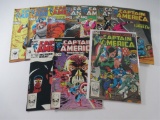 Captain America Group of (10) #283-319/Key