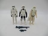 Star Wars Snowtrooper + Imperial + Biker Scout Figures