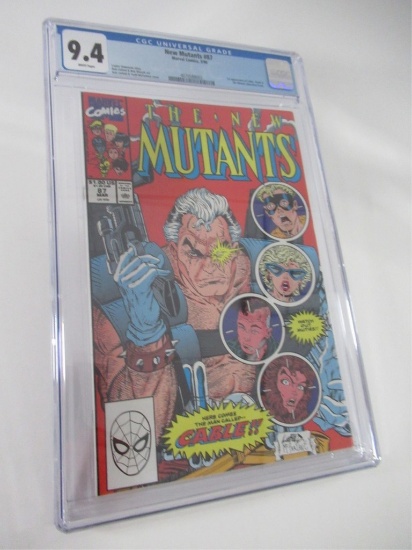 New Mutants #87 CGC 9.4/1st Cable