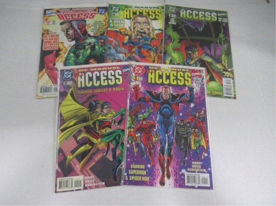 DC/Marvel All Access #1-4 + Unlimited Access Set