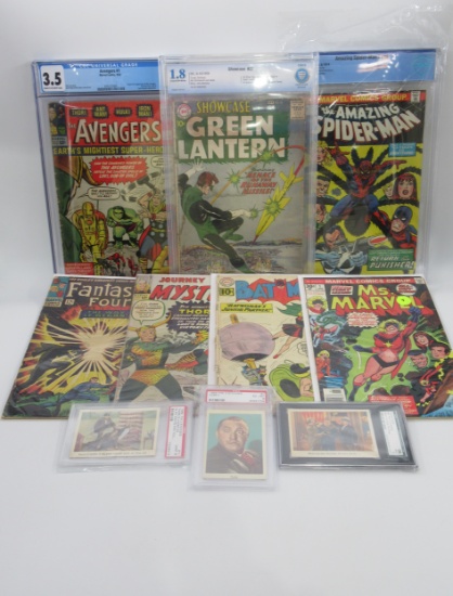 GIANT SIZED Graded Cards + Comics!