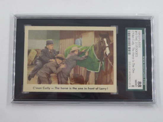 Three Stooges 1959 Fleer Card #13 SGC 8/88
