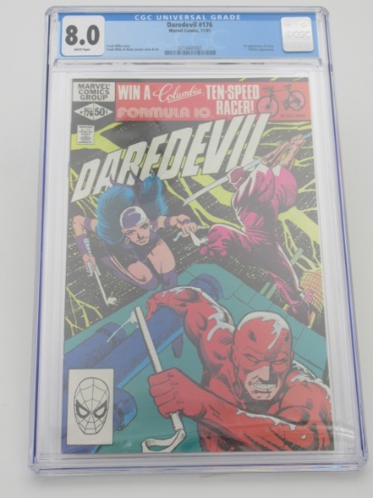 Daredevil #176 CGC 8.0/1st Stick (Frank Miller)