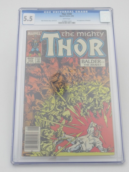 Thor #344 CGC 5.5/1st Malekith