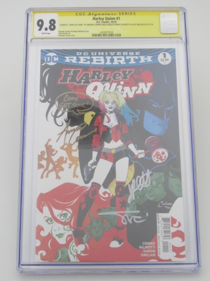 Harley Quinn #1 CGC 9.8 SS/Signed!