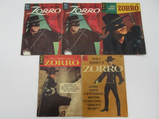 Zorro Silver Age Photo Cover Comic Lot