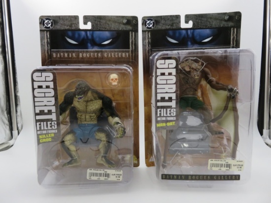 Man-Bat + Killer Croc Batman Rogues Gallery Figure