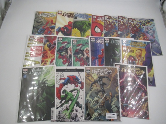 Amazing Spider-Man Group of (18) #1-17/Variants