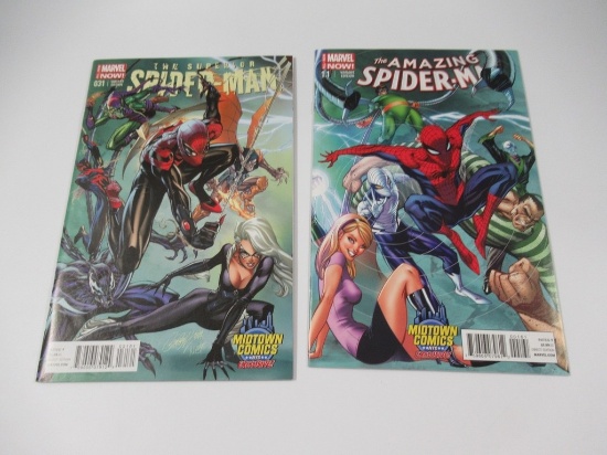 Spider-Man Midtown Comic Campbell Variant Lot