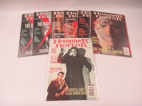Hammer Horror #1-7 Magazine Near Run