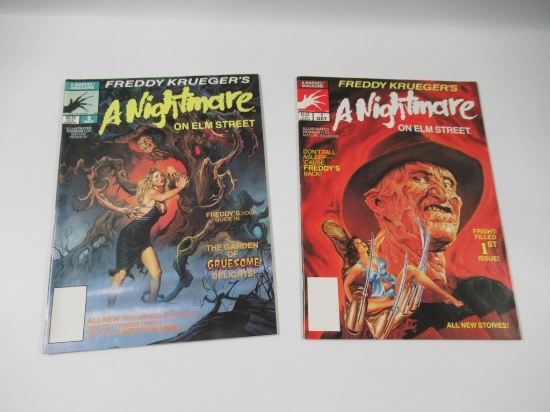 Nightmare on Elm Street #1-2 Marvel Magazine 1989