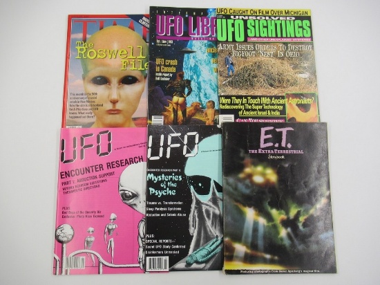 UFO/Alien Assorted Magazines (6)