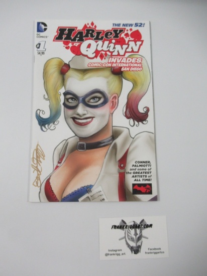 Harley Quinn Sketched/Airbrushed Cover