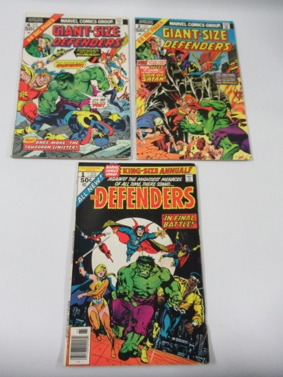 Defenders Annual #1 + Giant-Size #2 + #4/Son of Satan