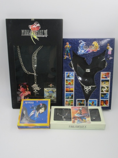 Final Fantasy Collectible Jewelry (Lot of 4)