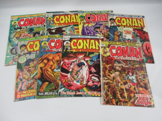 Conan The  Barbarian #24 + #27-33/Red Sonja