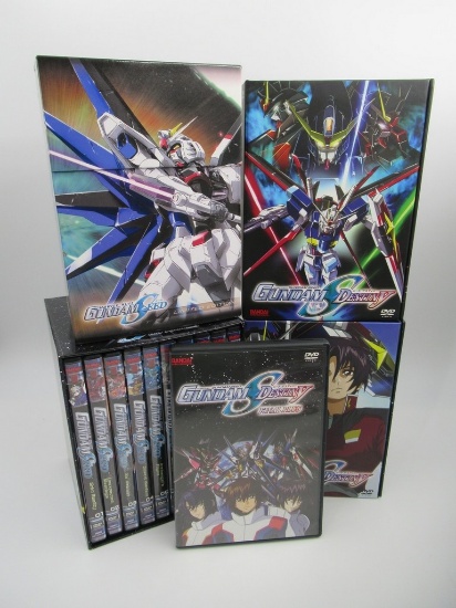 Gundam Seed DVDs (Lot of 4 Boxed Sets)