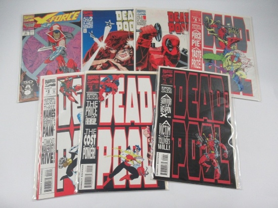 Deadpool Early 1990s Comic Lot