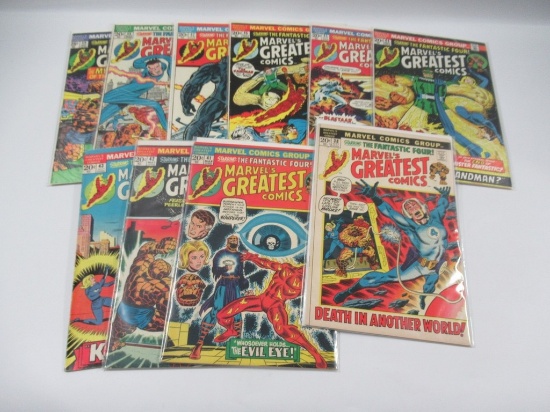 Marvel's Greatest Comics #38 + #41-49 Fantastic Four