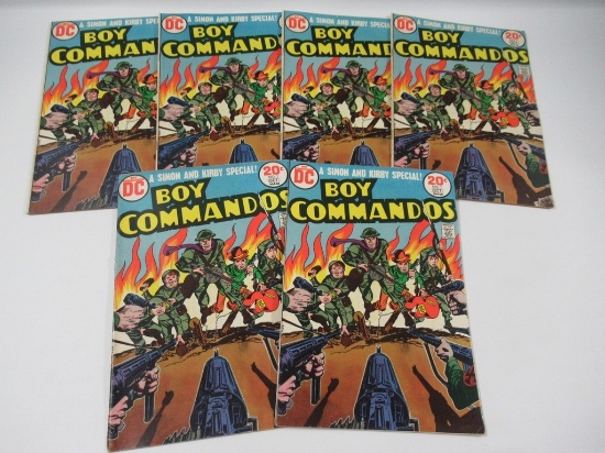 Boy Commandos #1 (x5) 1973 Kirby/Simon