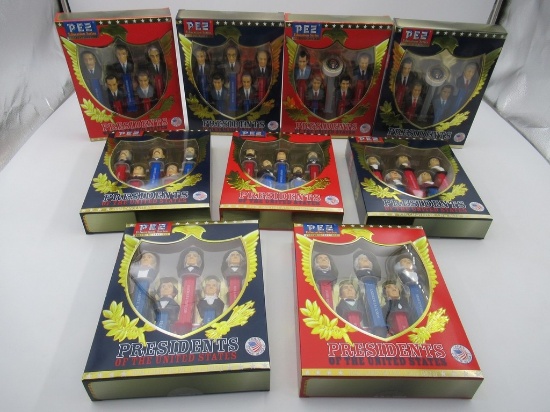 Presidential Pez Full Set 1-9