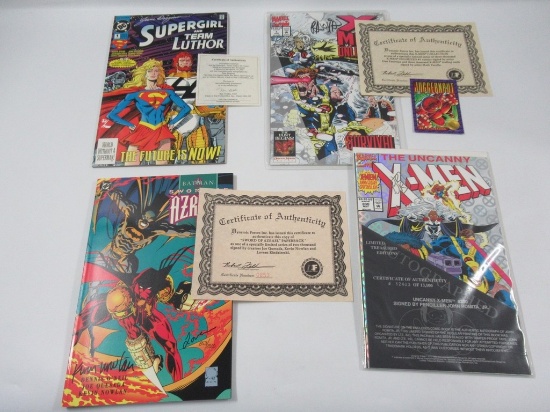 Marvel/DC Autographed Comics Lot