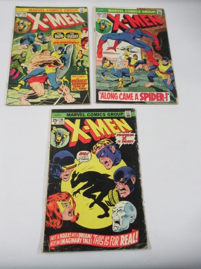 X-Men #83/86/90 (1970s) Bronze Age Lot