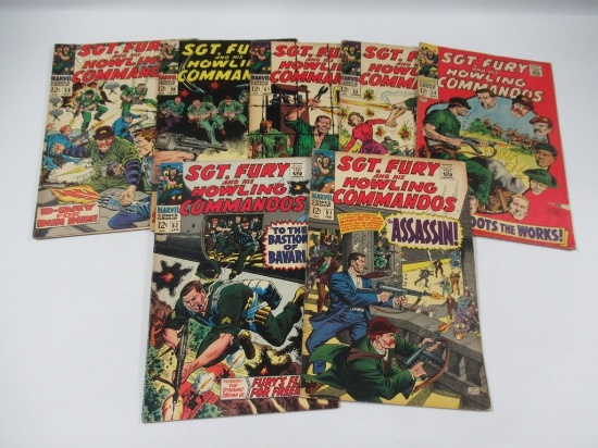 Sgt. Fury/Howling Commandos Silver Age Lot