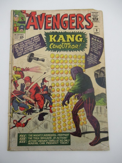 Avengers #8/1st Kang! (1964)