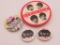 Group of 4 Beatles Pinbacks