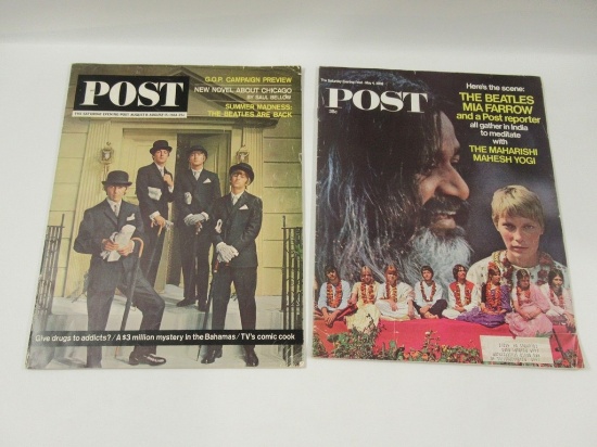 Group of 2 Post Mags With Beatles Covers 1964/68