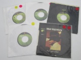 Group of 5 Billy Preston Singles Records Apple
