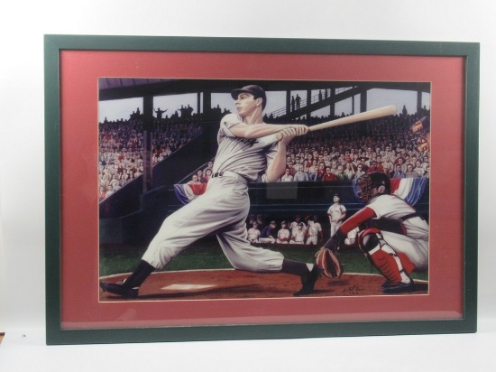 Joltin' Joe DiMaggio Framed Art Print
