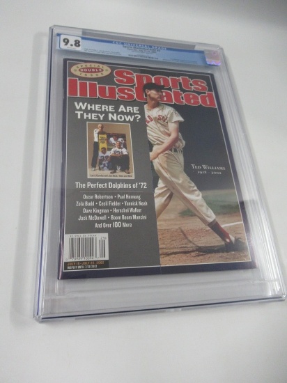 Sports Illustrated 2002 Ted Williams CGC 9.8