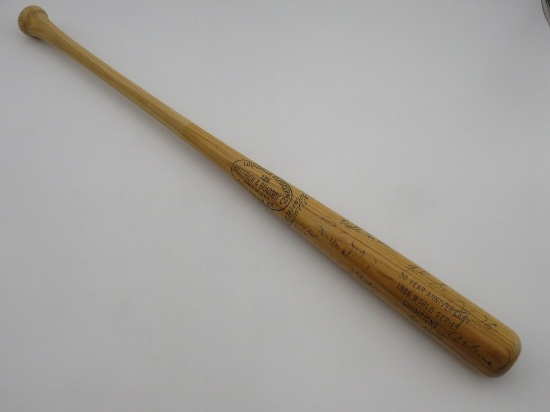 1968 Detroit Tigers Signed Bat