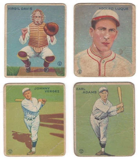 1933 Goudey Gum Co. Baseball Card Lot of (4)