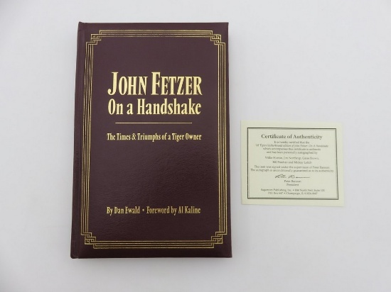 Detroit Tigers Ltd. Ed. Book Signed by 1968 Tigers