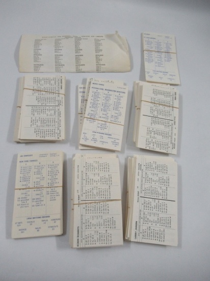 1950 Strat-O-Matic Baseball Season Set