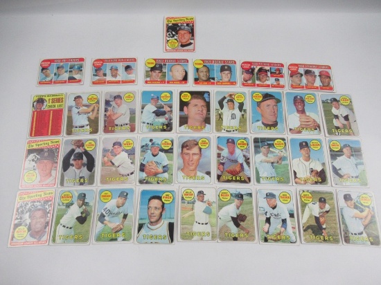 1969 Topps Baseball Detroit Tigers Team Set